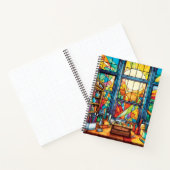 CARNET BUREAU DE L'ÉCOLE EN VERRE CLAIR (Intérieur)