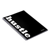 Carnet Bureau de travail personnalisé inspirant HUSTLE (Côté Droit)