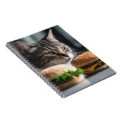 Carnet Burger Buddy - art chat (Côté Droit)