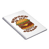 Carnet Burger est mon heureux dosage vintage (Côté Droit)