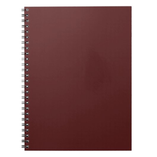 Carnet Burgundy Deep Red Personnalisé (Devant)