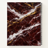 Carnet Burgundy Royale Marble with White & Gold Veining (Dos)