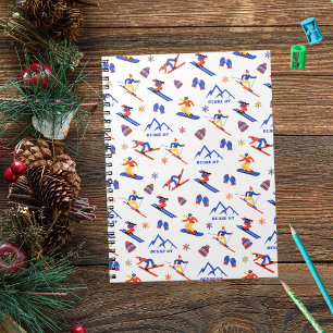 Carnet Burke Mountain Vermont Ski Motif de snowboard