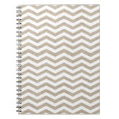 Carnet Burlap Chevron (Devant)