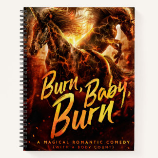 Carnet Burn Baby Burn Spiral Notebook