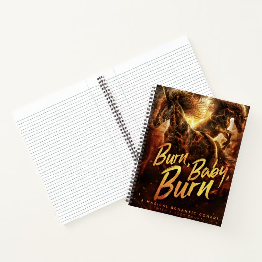 Carnet Burn Baby Burn Spiral Notebook (Intérieur)