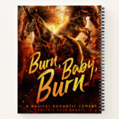 Carnet Burn Baby Burn Spiral Notebook (Dos)