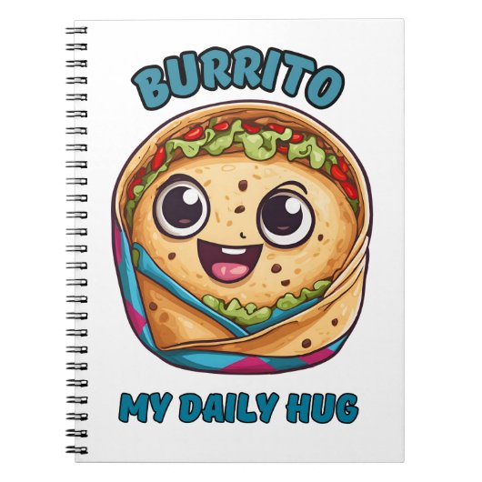 Carnet Burrito My Daily Hug (Devant)