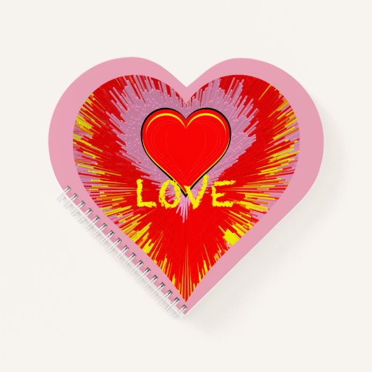 Carnet Bursting Heart (Devant)