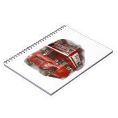 Carnet Bus Old Red London (Côté gauche)