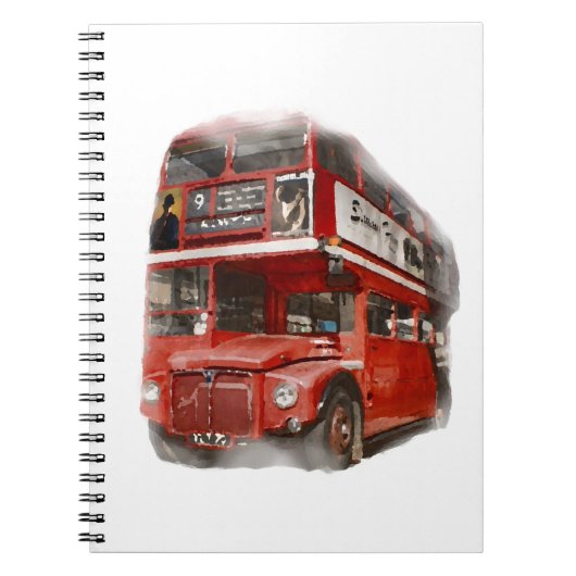 Carnet Bus Old Red London (Devant)