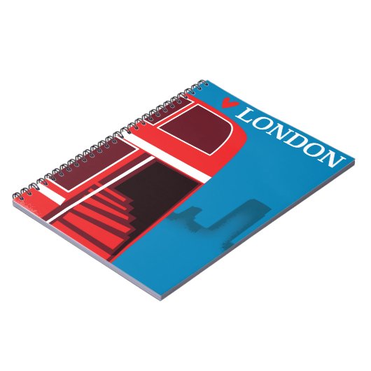 Carnet Bus rouge de Londres (Côté gauche)