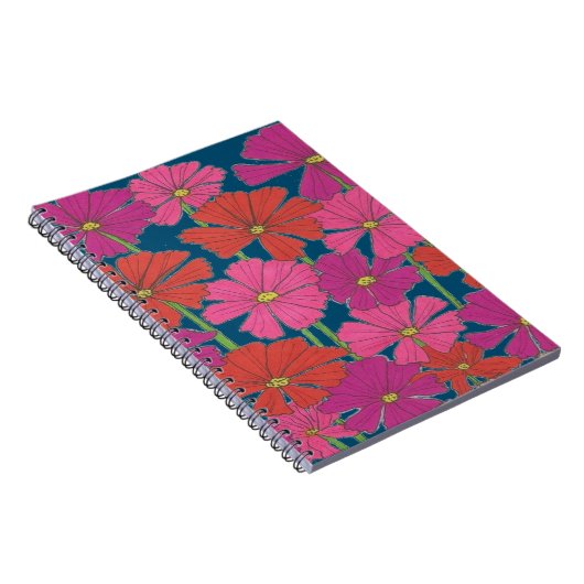 Carnet Bushel of Bright Cosmos (Côté Droit)