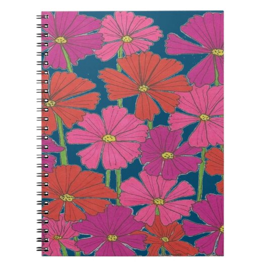 Carnet Bushel of Bright Cosmos (Devant)