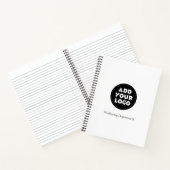 Carnet Business Logo And Text Simple Notebook (Intérieur)