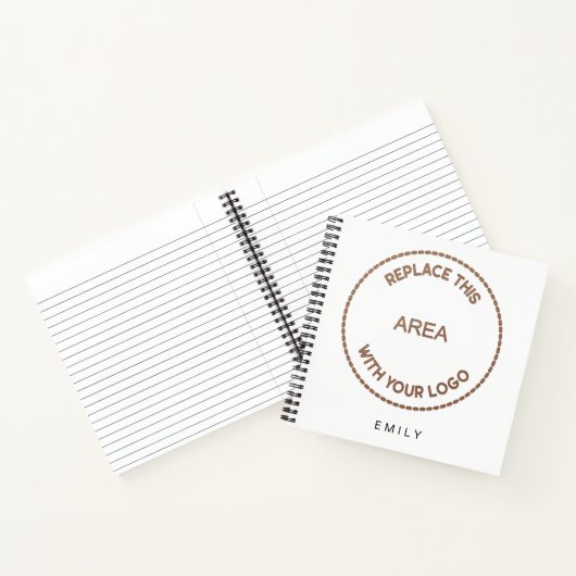 Carnet Business Logo Name White (Intérieur)