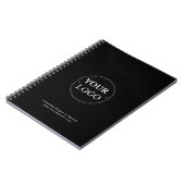 Carnet Business Logo Professional Simple Modern Black (Côté gauche)
