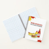 Carnet Business Restaurant Company Hamburger Hotdog (Intérieur)