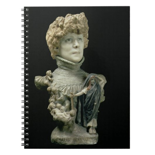 Carnet Buste de portrait de Sarah Bernhardt (1844-1923) (Devant)
