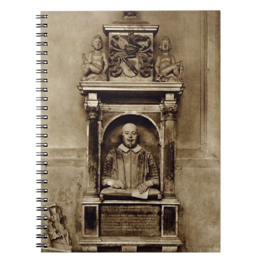 Carnet Buste de William Shakespeare (1564-1616) et (Devant)