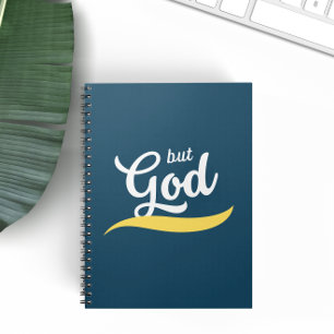 Carnet But God Retro Christian Bible Notebook