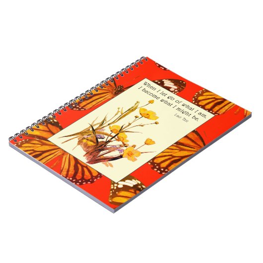 Carnet Buttercups & Butterfly Wings Inspiration Lao Tzu (Côté gauche)