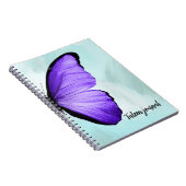 CARNET BUTTERFER PURPLE BLEU (Côté Droit)