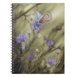 Carnet Butterfly and Thistles