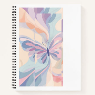 Carnet Butterfly Dreams Notebook – Soft Pastel Cover, Lin