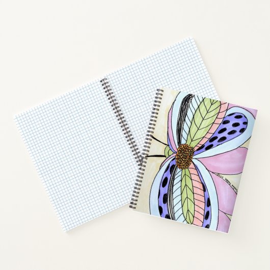 Carnet Butterfly Flower Blank (Intérieur)