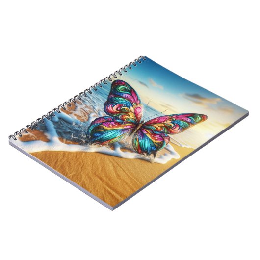 Carnet Butterfly on beach (Côté gauche)