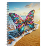 Carnet Butterfly on beach (Devant)