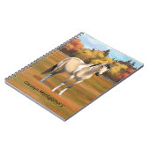 Carnet Buttermilk Buckskin Pinto Dun Paint Horse (Côté gauche)