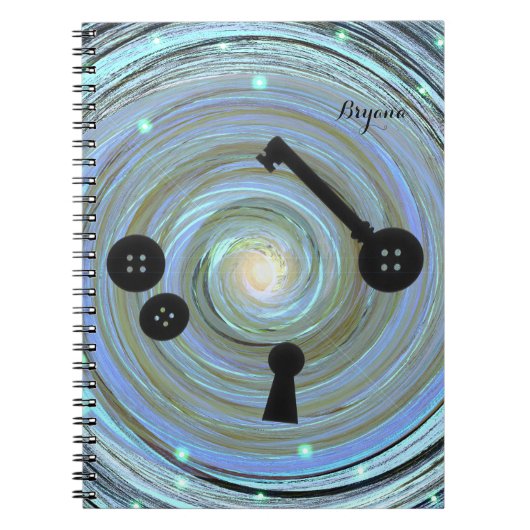 Carnet Button Eyes & Skeleton Key Autre Monde (Devant)