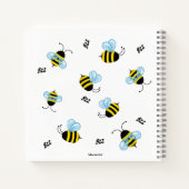 Carnet Buzzing Bumble Bees Jardin joyeux Critère (Dos)