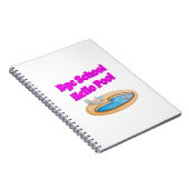 Carnet Bye School Hello Pool Drôle Devis d'été (Côté Droit)
