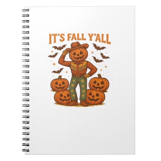 Carnet C’est le Citrouille de Fall Y’all (Devant)