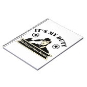 Carnet C’est mon devoir de plaire à ce chou militaire # (Côté gauche)