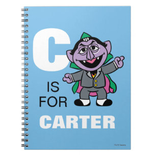 Carnet C est pour le Comte von Count Ajoutez votre nom