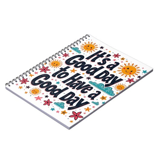 Carnet C’est un bon jour pour passer une bonne journée - (Côté gauche)