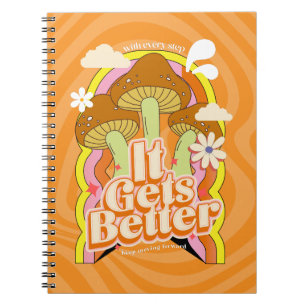 Carnet Ça devient mieux Personnalisation de Good Vibes