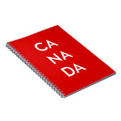 Carnet Ca Na Da Canada Monotone foncé (Côté Droit)