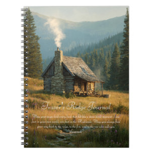 Carnet Cabane de Fraser's Ridge Sassenach