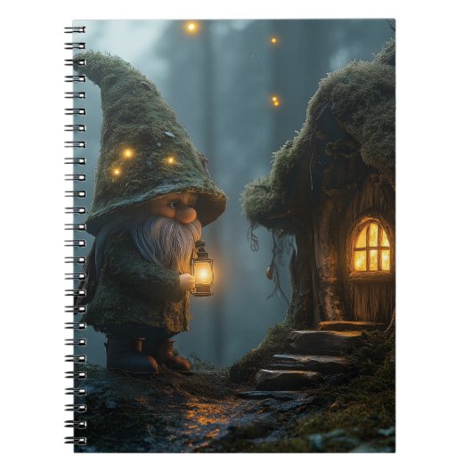 Carnet Cabane de gnome enchantée au clair de lune : Fanta (Devant)