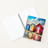 CARNET CABANES DE PLAGE ÉTÉ COLORÉES (Intérieur)