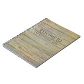 Carnet Cabine bienvenu de pins de lac mountain (Côté gauche)