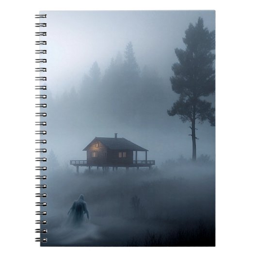 Carnet Cabine de journaux par le lac Haunted (Devant)