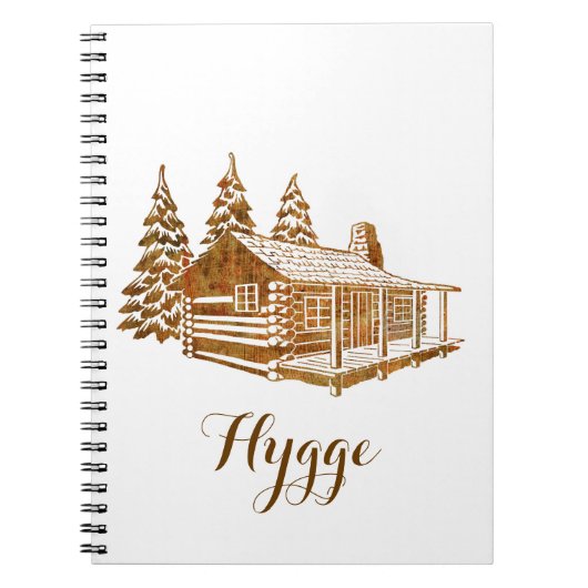 Carnet Cabine de rondin confortable - Hygge ou votre (Devant)