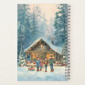 Carnet Cabine d'hiver cosy dans les bois (Verso)
