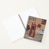 Carnet Cabine téléphonique rouge à La Valette Malte (Intérieur)